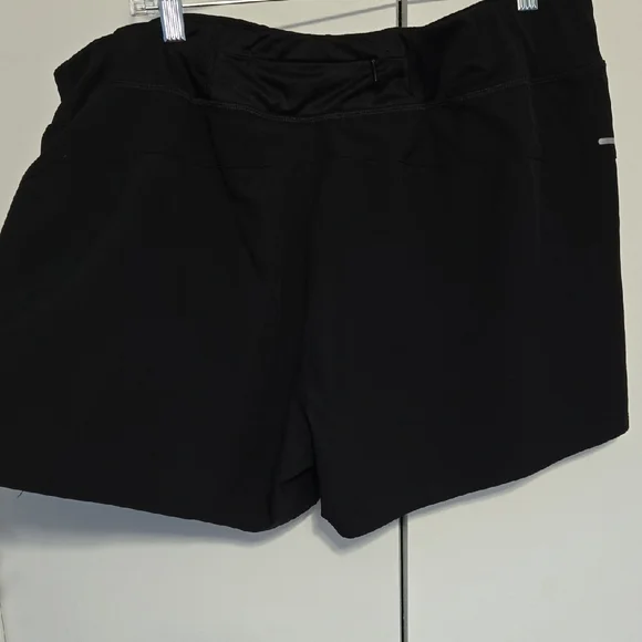 Avia Black Athletic Shorts Moisture-Wicking Mid-Thigh - Picture 2 of 5